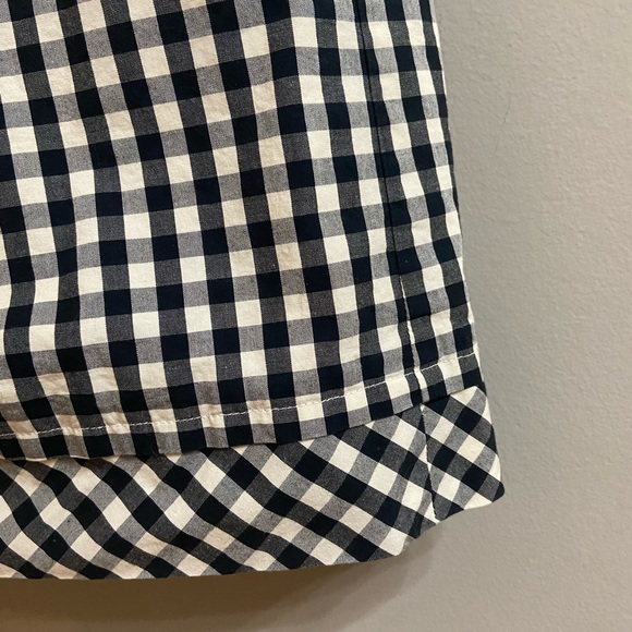 Vineyard Vines Gingham Off The Shoulder Dress, Size Medium - Picture 7 of 10